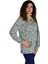 Kadın Ebruli Desen Baskılı Viscon Bluz BGL-ST04286 3
