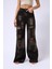 Lazer Kesim Wide Leg Yüksek Bel Jean 4