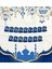 Hoşgeldin Ramazan Banner - Mavi Altın Dekoratif Yazı - 230 cm 3