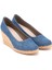 Gerçek Elişi Kot Espadril Dolgu Topuk Handmade 2