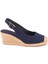 Gerçek Elişi Arkadan Bantlı Topuğu Açık Burnu Hasırlı Keten Espadril Dolgu Topuk Handmade 1