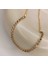 Gold Rose Top Detaylı Kolye 1