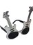 Gümüş Renk Rockn Roll Gitar Şekilli Parti Gözlüğü 15 x 15 cm 1