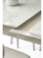 Leila Açılır 6 Kişilik Mermer Desen Yemek Masası Mdf (High Gloss) 130 x 80 - 160 x 80 4