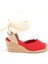 Elişi Ipli Espadril Dolgu Topuk Keten Espadril Handmade 1