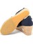 Elişi Topuğu Kapalı Bilekten Bantlı Keten Espadril Dolgu Topuk Handmade 4