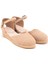 Elişi 3cm Arkası Az Açık Hasır Jüt Bantlı Günlük Kadın Espadril Handmade 2