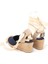 Elişi Ipli Espadril Dolgu Topuk Keten Espadril Handmade 3