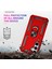 Samsung Galaxy S25 Kılıf Pc+Tpu Döner Halkalı Kickstand-Kırmızı Telefon Kılıfı (Yurt Dışından) 5