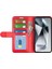 Samsung Galaxy S25 Ultra Cüzdan Kılıf Crazy Horse Doku Standlı Deri Telefon Kapağı-Kırmızı (Yurt Dışından) 2