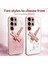 Kadem Samsung Galaxy S25 Ultra Kılıf Dragonfly Kickstand Tpu Çiçekler Glitter Telefon Kapağı-Mavi (Yurt Dışından) 2