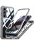 Samsung Galaxy S24 Fe Manyetik Kılıf Pc+Tpu Telefon Kapağı Temperli Cam Ekran Filmi-Gri (Yurt Dışından) 1