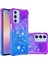 Samsung Galaxy A16 5g/galaxy A16 4g Kılıf Yb Quicksand Serisi-3 Degrade Quicksand Tpu Telefon Kapağı-Mor + Gök Mavisi (Yurt Dışından) 1