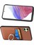 Samsung Galaxy A06 Kılıf Kart Yuvaları Halka Tutucu Kickstand Telefon Kapağı-Kahverengi (Yurt Dışından) 5