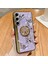 Samsung Galaxy A15 4g/5g Kılıf Için Rhinestones Dekor Kickstand Tpu+Pc Çiçek Telefon Kapağı-Mor (Yurt Dışından) 2