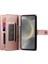 Samsung Galaxy S25+ Kılıf Fermuarlı Cep Cüzdan Deri Telefon Kılıfı Askılı-Pembe (Yurt Dışından) 2