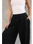Osy Modal Yumuşak Dokulu Kumaş Şalvar Pantalon - Siyah 3