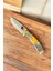 21CM N690 Epoksi Saplı,klipsli,flipper Çakı,el Yapımı 1