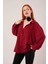 Basic Oversize Bordo Gömlek 4