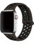 Apple Watch 38MM Uyumlu Kordon Silikon Esnek Yumuşak Delikli Spor Krd-02 Kayış, NO26 1