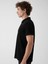 Lozoko Siyah Erkek Polo Yaka Kısa Kol Regular T-Shirt 1225841886089200 4