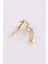 Kadın Gold Detaylı Küpe E3073AXNS 3