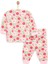 Kız Çiçek Desenli Uzun Kol Pijama Takımı 2
