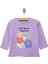 Basic Çiçek Desenli Interlok Uzun Kol Tshirt Kız Bebek 1