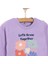 Basic Çiçek Desenli Interlok Uzun Kol Tshirt Kız Bebek 3