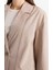Relax Fit Ceket Yaka Çizgi Desenli Keten Blazer Ceket E4561AX25SP 5