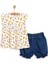 Flowers Kız Tshirt-Şort Kız Bebek 2