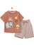 Fun World 3D Erkek Tshirt-Şort Erkek Bebek 1