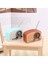 1/12 Minyatür Dollhouse Radyo Modeli Simülasyon Ev Aletleri Mobilya Mini Bebek Evi Dekor Aksesuarları, Kahverengi (Yurt Dışından) 4