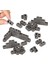 60 Paket Kül Blokları 1/12 Ölçekli Mini Tuğlalar Beton Minyatür Tuğlalar Minik Peyzaj Dollhouse Aksesuarları (Yurt Dışından) 1