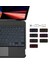 iPad Air 11 M3 2025 Uyumlu Isikli Mah Touchpad Standli Klavyeli Kilif + Stylus Kalem 2