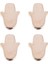 4x Moda El 8X6MM Dıy Takı Bulguları Altı (Yurt Dışından) 1