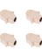 4x Moda El 8X6MM Dıy Takı Bulguları Altı (Yurt Dışından) 4