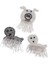 3pcs Hayvan Boncuklar Rhinestone Aplikes Yama Sızdırmazlık Dıy Giyim Dekoru (Yurt Dışından) 4