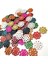 Ahşap Dikiş Düğmeleri 100PCS Içi Boş Düğmeler Diy Giysi Dekoru (Yurt Dışından) 5