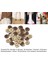 100X Hindistancevizi Kabuk Düğmeleri Dıy Scrapbooking Giyim Üniforma Için El Yapımı 2 Delik 20MM (Yurt Dışından) 4