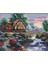 Çapraz Dikiş Kiti, Önceden Basılmış Çapraz Dikiş Kiti, Nakış Resmi, Nakış, Ekolojik Iplikli Peyzaj Motifi - 68 × 56CM 11CT (Yurt Dışından) 1