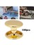 100X Saf Pirinç Vidalı Perçinler Yuvarlak Düz Kemer Çantası Tırnak Bidoback Perçinleri 6X6MM (Yurt Dışından) 4