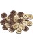 100X Hindistancevizi Kabuk Düğmeleri Dıy Scrapbooking Giyim Üniforma Için El Yapımı 4 Delik 20MM (Yurt Dışından) 2