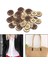 100X Hindistancevizi Kabuk Düğmeleri Dıy Scrapbooking Giyim Üniforma Için El Yapımı 4 Delik 20MM (Yurt Dışından) 3