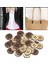 100X Hindistancevizi Kabuk Düğmeleri Dıy Scrapbooking Giyim Üniforma Için El Yapımı 4 Delik 20MM (Yurt Dışından) 4