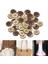 100X Hindistancevizi Kabuk Düğmeleri Dıy Scrapbooking Giyim Üniforma Için El Yapımı 4 Delik 20MM (Yurt Dışından) 5