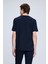 Lacivert Regular Fit Bisiklet Yaka Pamuklu Triko Tişört 5