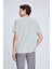 Gri Regular Fit Bisiklet Yaka Pamuklu Triko Tişört 5
