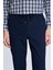 Lacivert Dinamik Fit Desenli Yandan Cepli Casual Jogger Pantolon 3