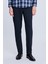 Lacivert Dinamik Fit Desenli Yandan Cepli Casual Jogger Pantolon 1